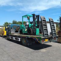 Bàn giao xe nâng dầu 3 tấn Mitsubishi tại Hà Nội